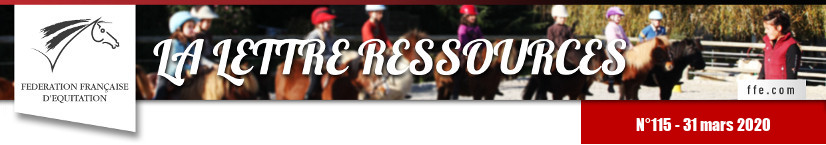 FFE - La lettre Ressources du 31 mars 2020
